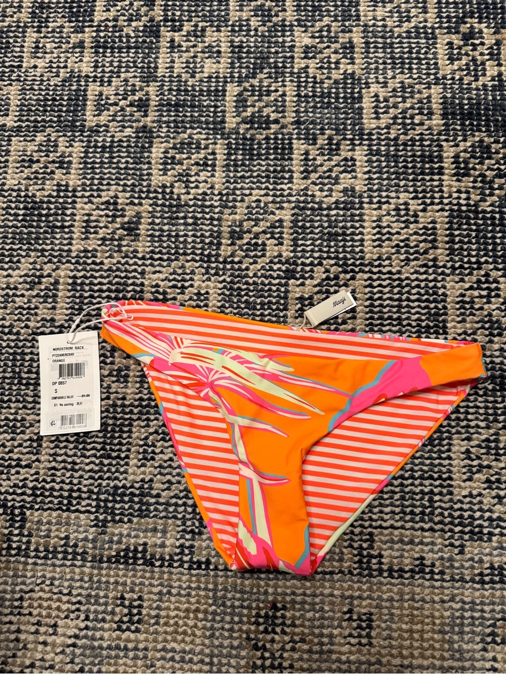Maaji Flirt Reversible Bikini Bottoms size Small